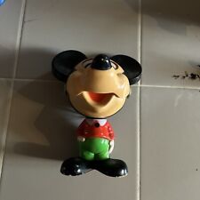 Vintage 1976 Mattel Mickey Mouse Pull String Talking Toy Chatter Chum Disney picture