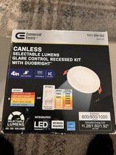 Commercial Electric 4 in. Elite Series Adjustable CCT 3-Level Lumen Dimmable picture