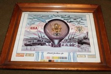 Original WW2/Korean War U.S. Army Paratrooper's Named Korean War Service Display picture