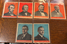 1932 American Heroes Caramel Presidents 6 Different - See Photos & Description picture