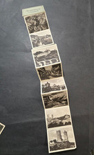 German Reich Era Pull-Out 10 Photo Booklet Castle Views c1930s-1940s picture