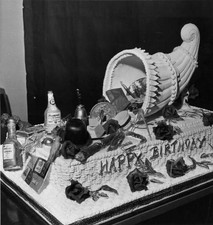 Sir Winston Churchill's 86th birthday cake Historic Old Photo picture