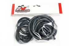 Williams Gorgar Pinball Machine Replacement Repair Rubber Ring Kit Black picture