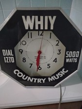 vintage antique neon clocks picture
