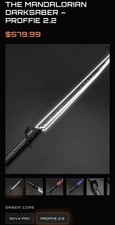 Artsabers Star Wars Darksaber Proffie 2.2 Lightsaber Replica. Brand new picture