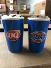 Dairy Queen DQ Salt and Pepper Shakers Blizzard collectable Gift New Memorabilia picture