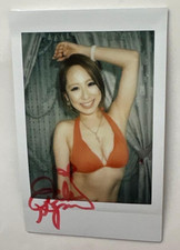 Erika Kitagawa Autographed Signed Instax photo Cheki Japanese Female JAV Idol picture