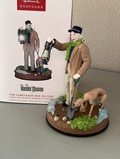 HALLMARK 2024 THE CARETAKER AND HIS DOG THE HAUNTED MANSION DISNEY ORNAMENT picture