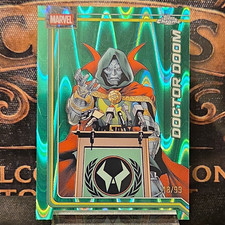 Topps 2026 Topps Chrome Marvel Doctor Doom #028 Serial Numbered 48/99 picture