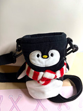 Cute Penguin Water Bottle Holder Crossbody Bag with Adjustable Strap picture