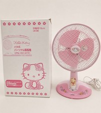 2003 Hello Kitty CPM-1831 KTP Personal Desk Fan Pink Sanrio Japan Boxed Tested picture