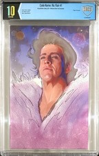 Code Name: Ric Flair #1 - CBCS 10.0 MINT GEM Silver Foil + FREE Signed Ric Comic picture