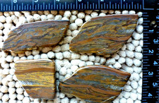 Genuine Tiger Iron Slab Polished Slices Stone Cabbing, Craft, Jewelry 9 oz. picture