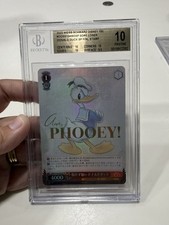 Weiss Schwarz 2023 Disney 100 Donald Duck SP Foil Stamp Sore Loser BGS 10 picture