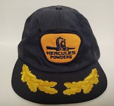 Very Rare Vintage HERCULES POWDERS Snap back cap Made in USA Dynamite Gun Powder picture