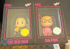 Thrilljoy PIX A Christmas Story Ralphie & The Old Man Chase Vinyl Figures 5000 picture