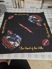Harley-Davidson Hill City South Dakota Bandana  Black  (Hatsa) picture