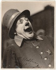 Vintage Milt Taylor Clown Photo Al G Barnes Circus 1932 Signed picture