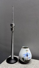 Vintage Munich Olympiaturm Tower & Jaeger Bavaria Olympic Vase Set Germany picture