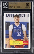 2025-26 TOPPS LIVING #11 COOPER FLAGG ROOKIE RC BGS 10 picture