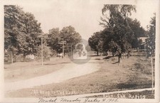 Street View The bend in the road East Elk Rapids MI 1906 RPPC Postcard COPY picture