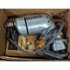 Vintage Porter-Cable Model 107 Standard Duty 1/4 Inch Electric Drill with Manual picture