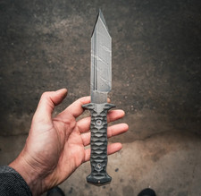 Iron Phantom Tanto D2 Steel Fixed Blade Knife Micarta Handle | Gift for him/her picture