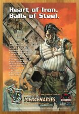 1997 Battletech Mercenaries TCG Print Ad/Poster Mech CCG Trading Card Game Art picture