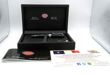 Aurora Ltd Edition Optima Green 14K Flexible F Nib Fountain Pen New in Orig. Box picture