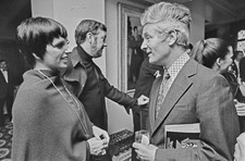 American actress singer Liza Minnelli talks to British film critic- Old Photo picture