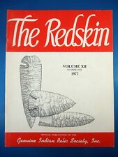 The Redskin Publication 1977 Volume XII Indian Arrowheads Artifacts picture