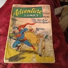 ADVENTURE COMICS #177 DC 1952 GOLDEN AGE Ben Hur story key book Superboy race picture
