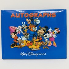 Authentic Walt Disney World Autograph Book Parks Souvenir Blank Pages - NEW picture