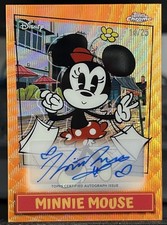 Topps 2026 Disney Neon Minnie Mouse MSA-KR Kaitlyn Robrock Orange Auto 14/25 picture