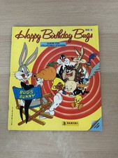 1990 Panini - Happy Birthday Bugs Sticker Album - 100% Complete w/ All Stickers picture