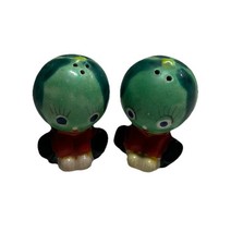 Vintage 1950s Anthropomorphic Watermelon Head Salt & Pepper Shakers - Japan 2.5” picture