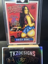 2026 Tkzdesigns The Dukes of Hazzard Daisy Duke DD-1 Artist Signed Trading Card picture