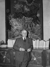 economist Jacques Rueff after being elected to French Academy 1- 1964 Old Photo picture