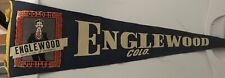 Vintage Englewood Colorado Golden Jubilee Pennant 24 X 8” picture
