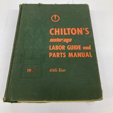 Chilton's motor/age Labor Guide & Parts Manual 1969 40th Ed. picture
