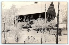 RPPC Freiberg Germany Winter House 'Unser Haus' picture