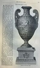 1876 William Cullen Bryant Vase illustrated picture
