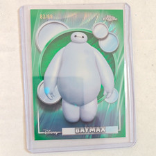 Topps 2023 Topps Chrome Disney 100 Baymax #143 Green Parallel 83/99 picture