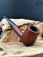 W.O Larsen Super 40 Handmade In Denmark Smooth Finish Billiard Smoking Pipe picture