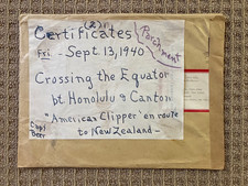 CLARA ADAMS MANUSCRIPT ENVELOPE w/ HANDWRITTEN DESCRIPTION NOTES FROM 1940 picture