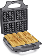 BELLA 4 Slice Non-Stick Belgian Waffle Maker, Fluffy Restaurant-Style Waffles in picture