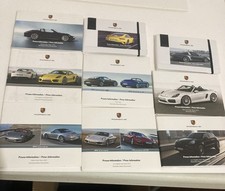 Porsche Press Kits Lot of 9 Auto Show Media USB CD Booklets 2011-2015 picture
