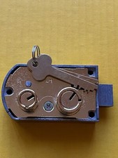 Herring Hall Marvin HHM#12 Safe Deposit Box Lock Bank Vault Safe Keys Locksmith picture