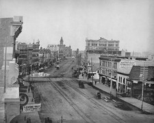 Main Street Winnipeg Manitoba circa 1897 The land where Main stree- Old Photo picture