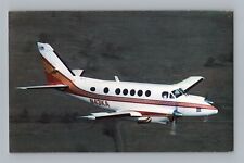 Aviation Airplane Postcard Beechcraft Company Issued King Air B100 X19 picture